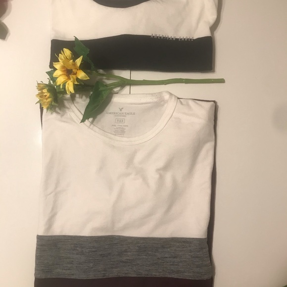American Eagle Outfitters Other - TWO NWOT American Eagle Stripe Tee Shirts Mens 3XL